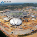 Estructura de la estructura del gimnasio de la cancha de baloncesto prefabricado de marco de baloncesto de acero